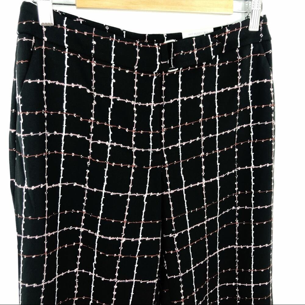 Alfani Art Blossom Checkered Culotte Pants Size 4P - Picture 7 of 15